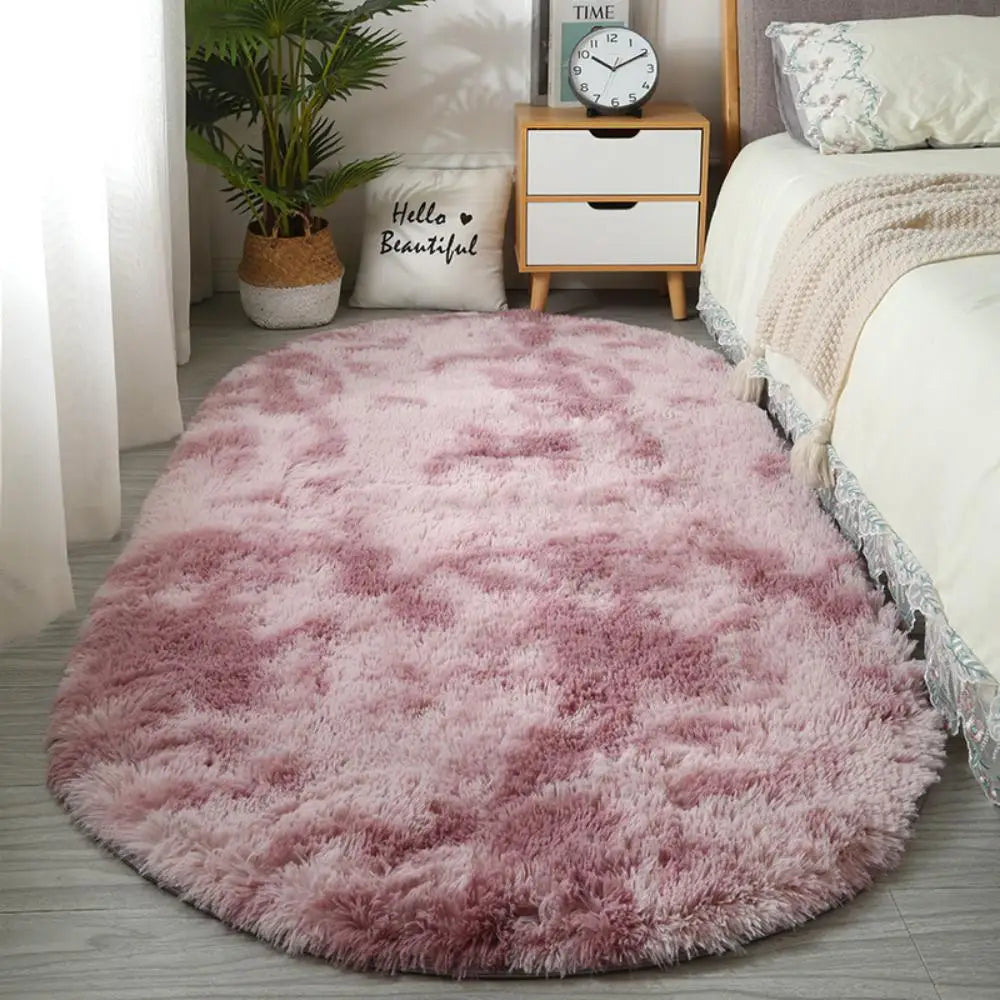 Nordic Tie-Dye Silk Area Rug
