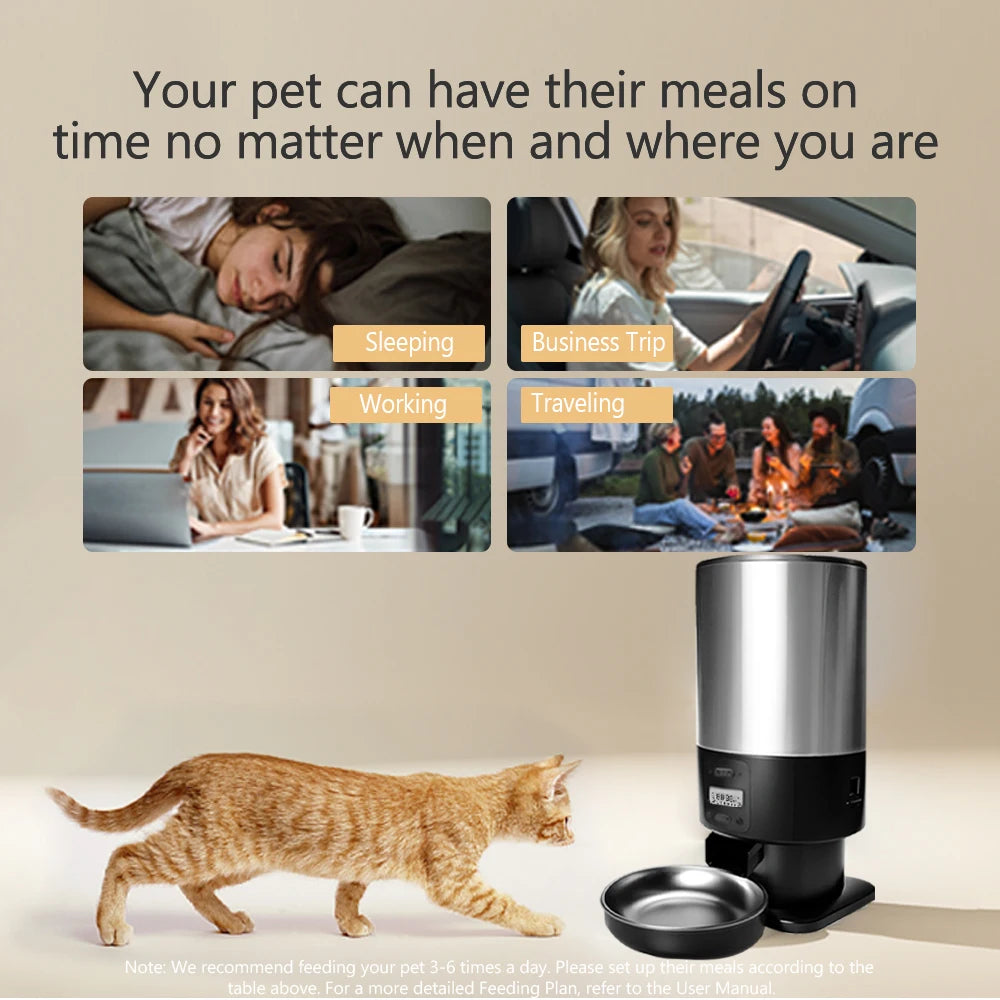 Smart Automatic Pet Feeder with Timed Food Dispenser