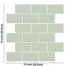 3D Brick Wall Stickers – Peel & Stick Subway Tile Wallpaper, Waterproof Vinyl Backsplash Decals (10 Sheets)