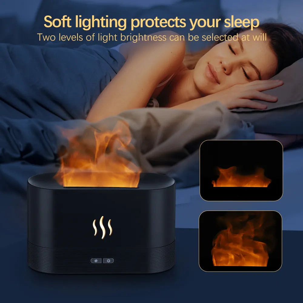 Ultrasonic Flame Fire Humidifier