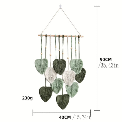 Macrame Jungle Leaf Garland