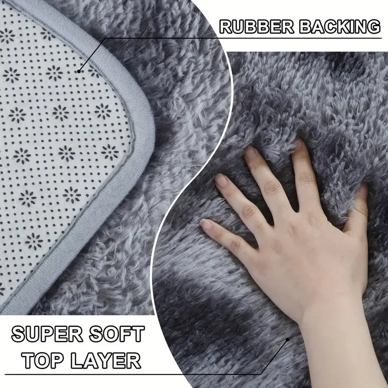 Soft Round Plush Carpet