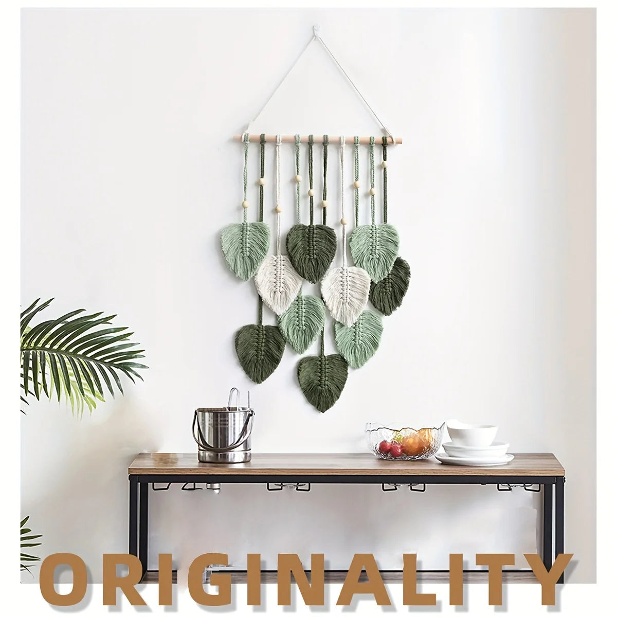 Macrame Jungle Leaf Garland