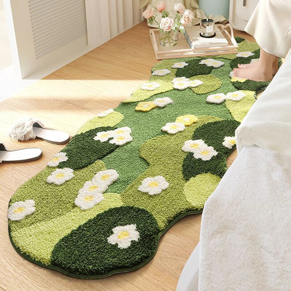Nordic Style Fluffy 3D Forest Rug