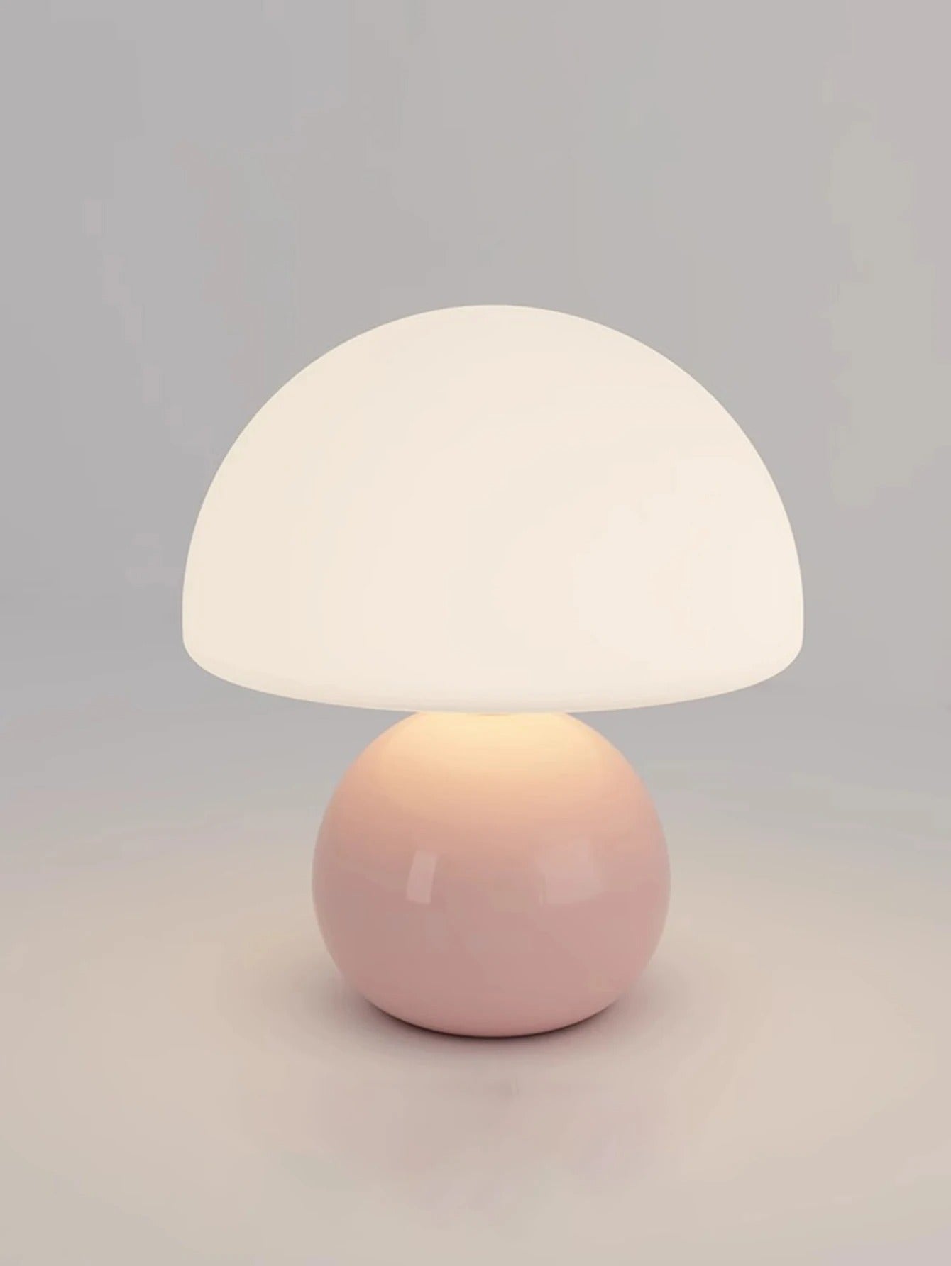 Pink Orange Red White Beige USB Table Lamp – Decorative Night Light for Bedroom, Desk & Room Decor