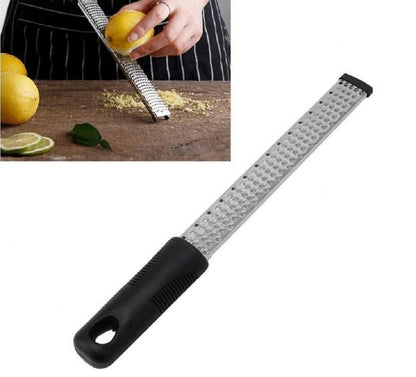 Stainless Steel Cheese & Citrus Zester Lemon Grater Tool Fine Shredder Kitchen
