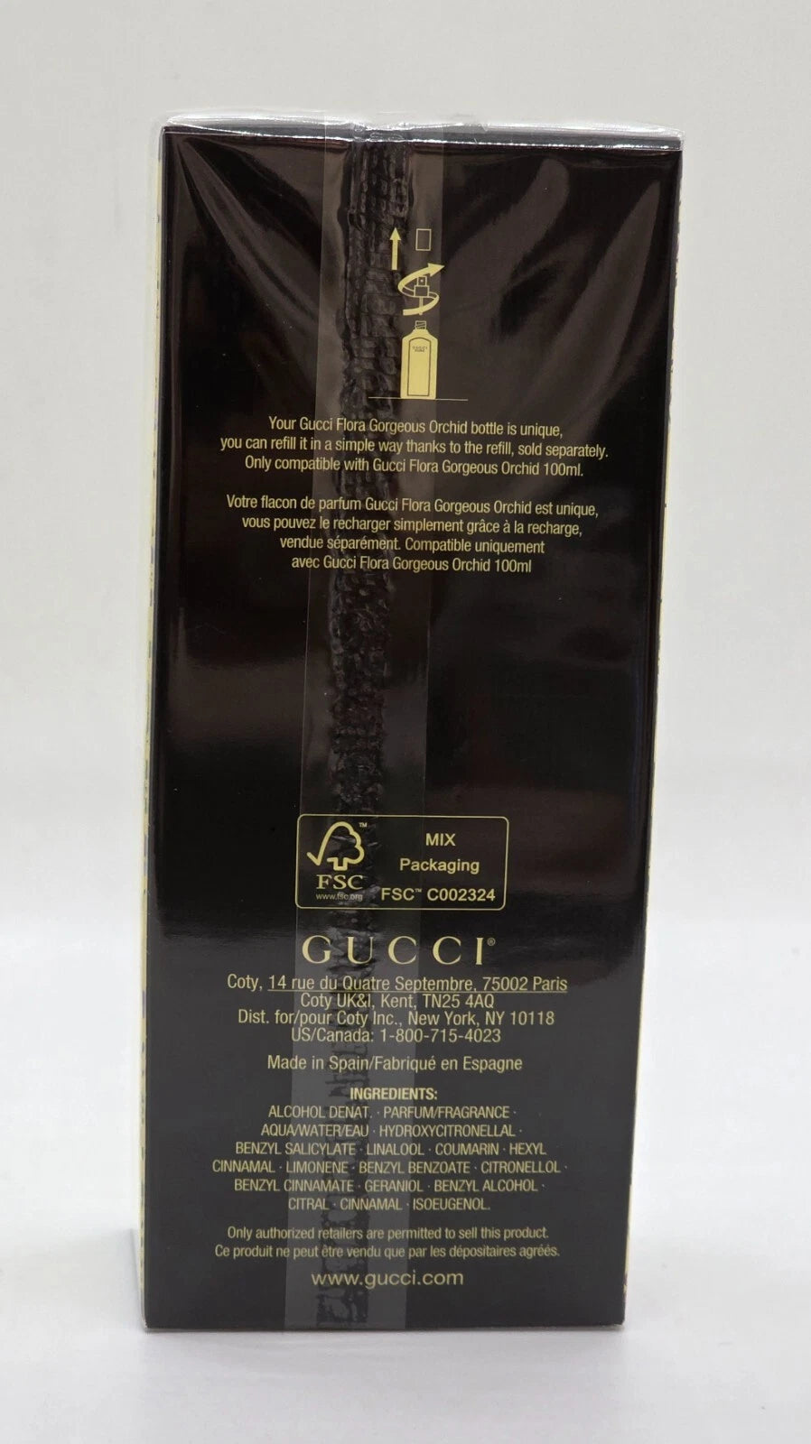 Gucci Flora Gorgeous Orchid 3.3/3.4 oz Eau De Parfum 100 ml Spray For Women