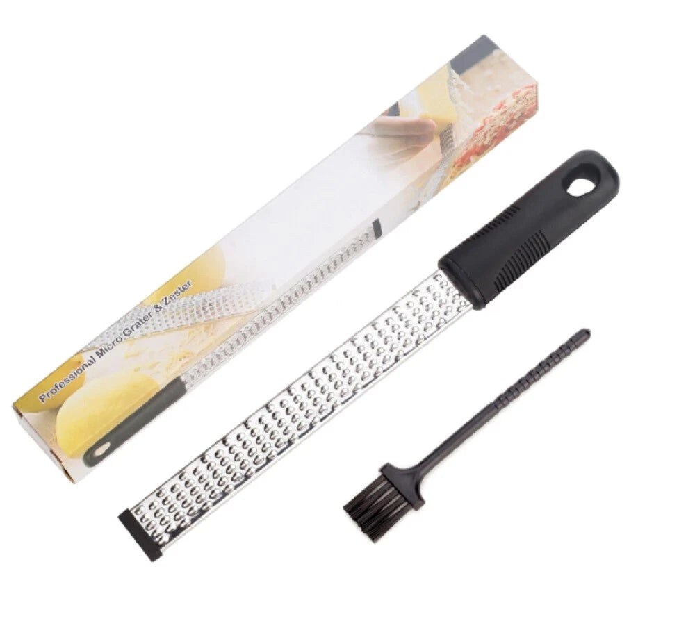 Stainless Steel Cheese & Citrus Zester Lemon Grater Tool Fine Shredder Kitchen